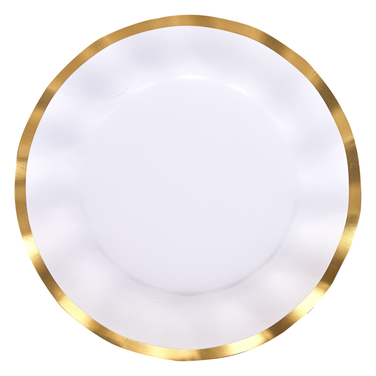 4309. Everyday White Wavy Dinner Plate/8pk