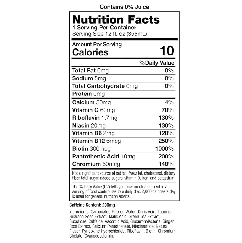 8505. Celsius Energy Drink -  12 Oz - Sparkling Peach Vibe