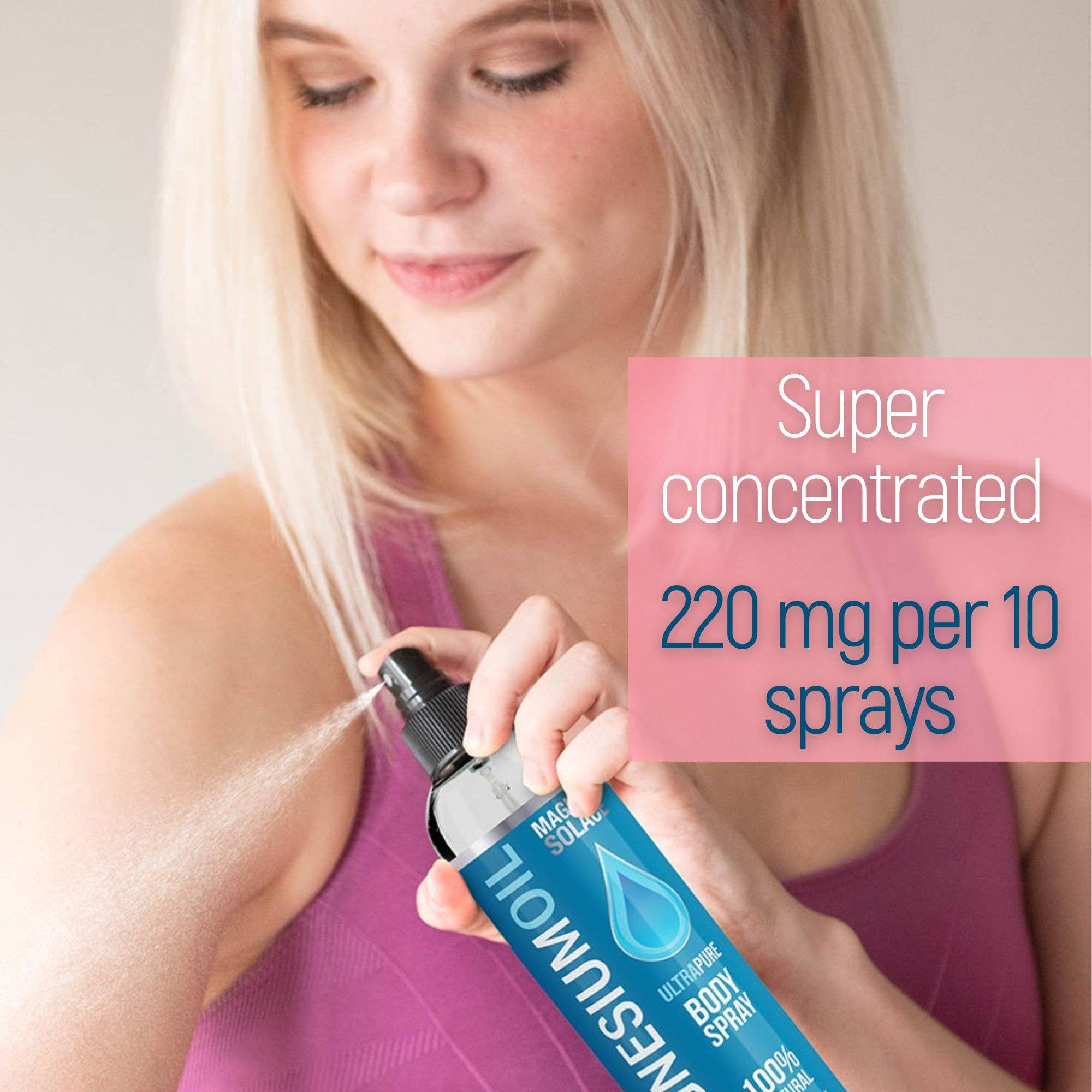 7420. Magnesium Oil Spray for Restless Legs, Sleep, Muscle Relief