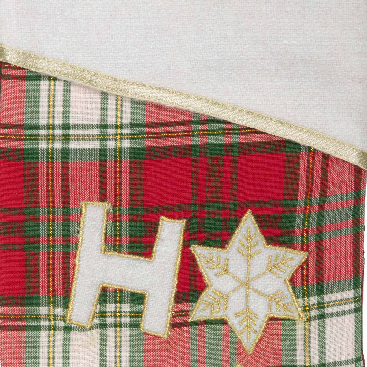 HO HO Christmas Stocking 11x15