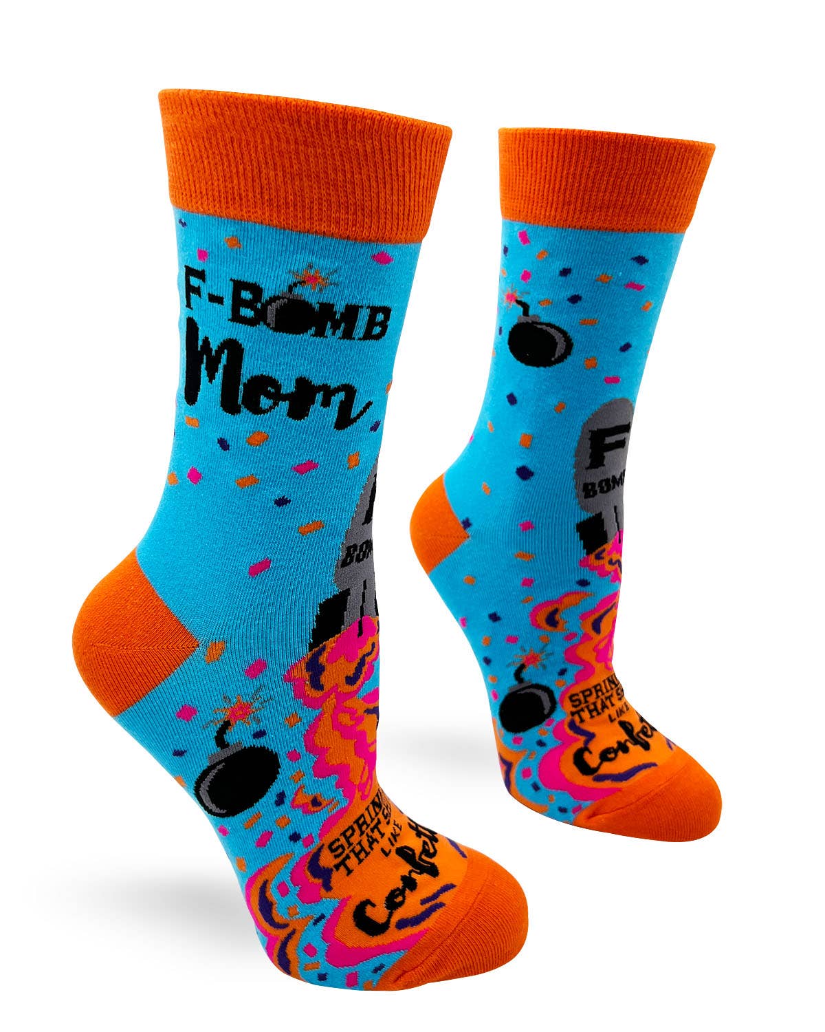 8610. F-Bomb Mom, Sprinkle That Shit Like Confetti Ladies' Crew So