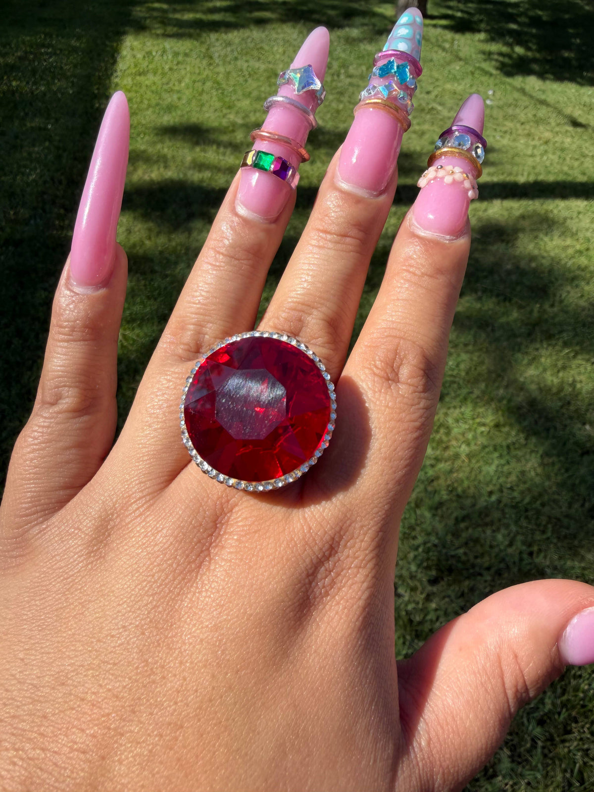 The Queen Crystal Pavé Ring