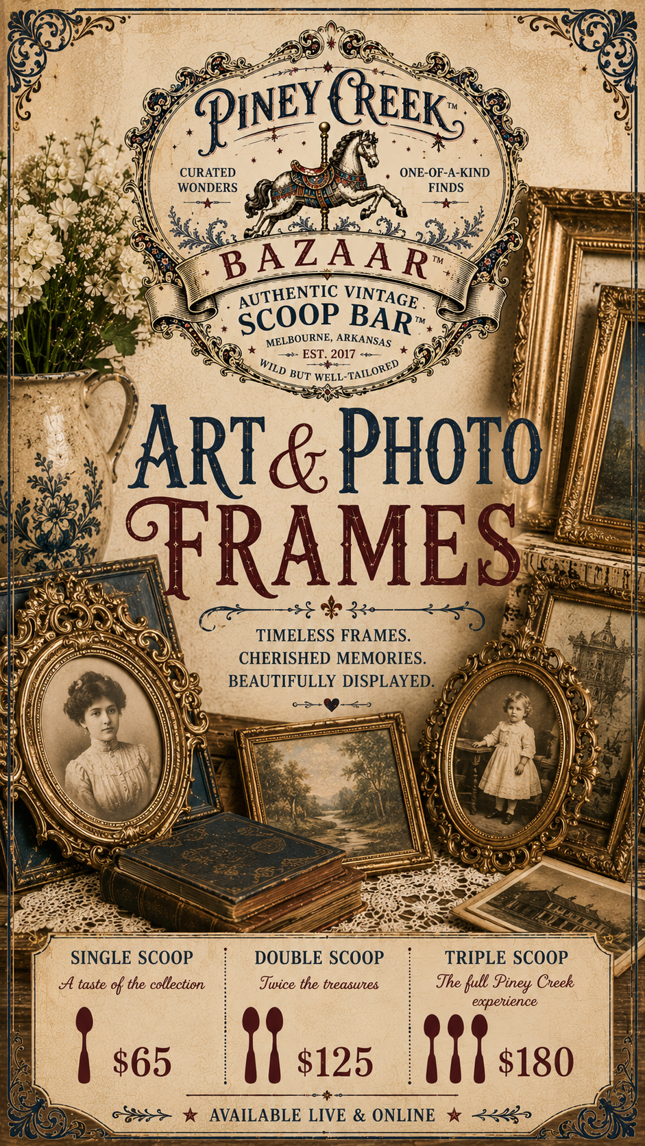 2315. $120 Double Scoop - Art & Photo Frames (Copy)