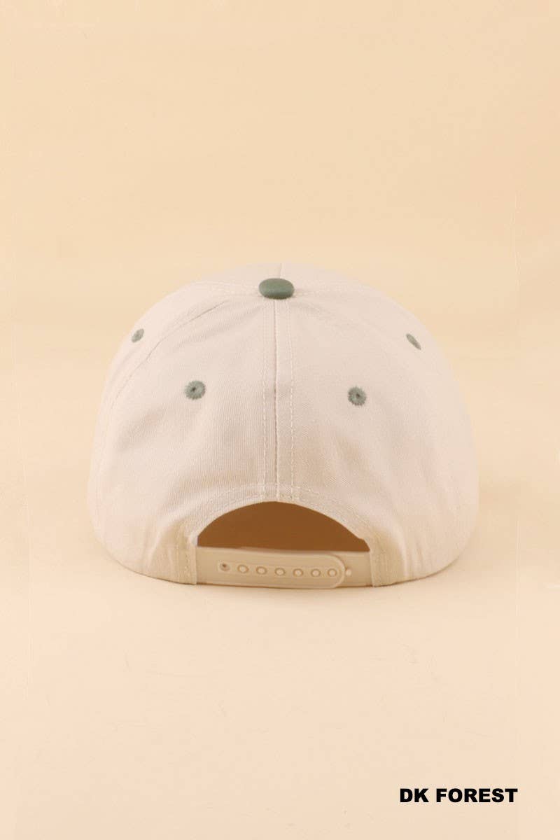 Cat Mom Two Tone Snapback Hat