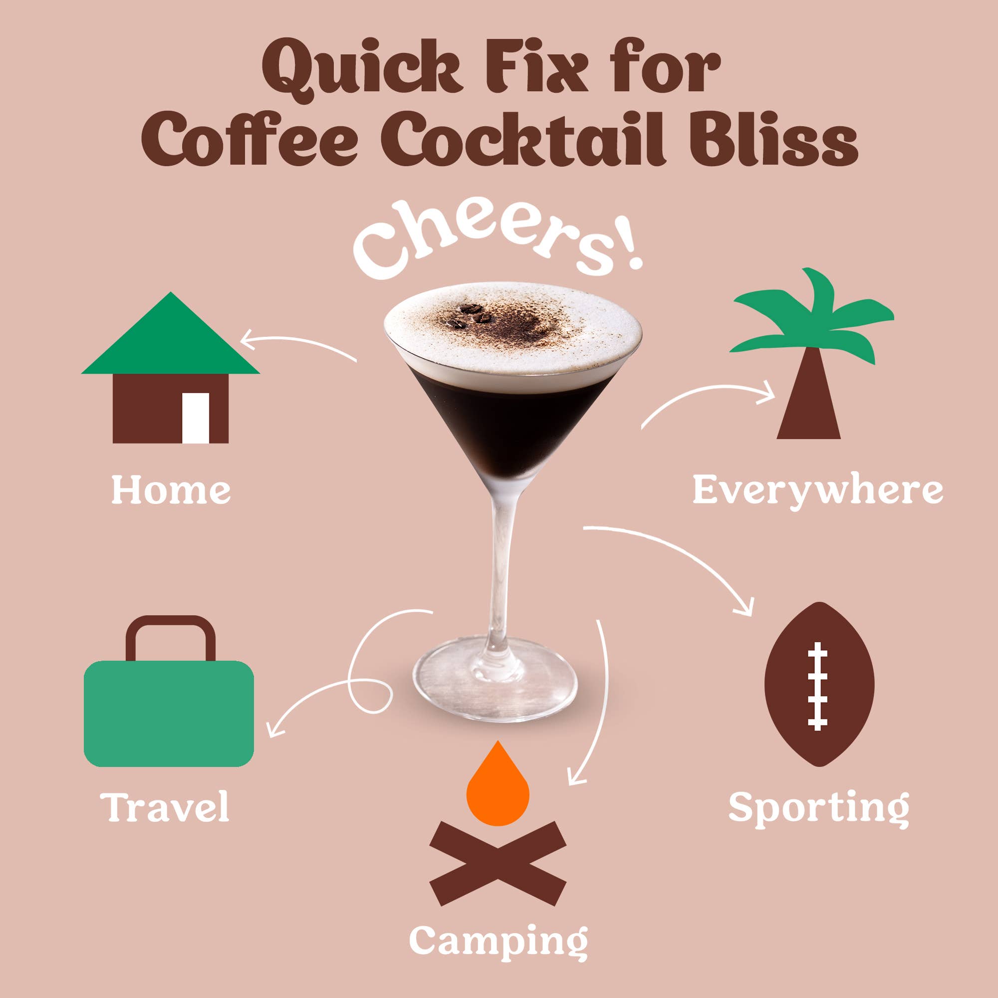 8564. Espresso Martini Cocktail / Mocktail Mixer