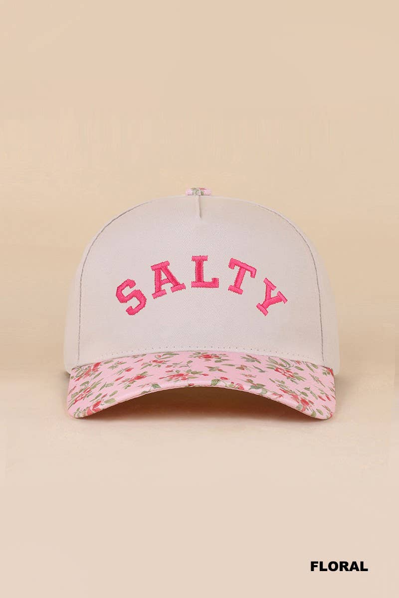 Salty Two-tone Canvas Cotton Cap