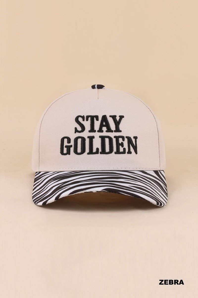 Stay Golden Two Tone Snapback Hat