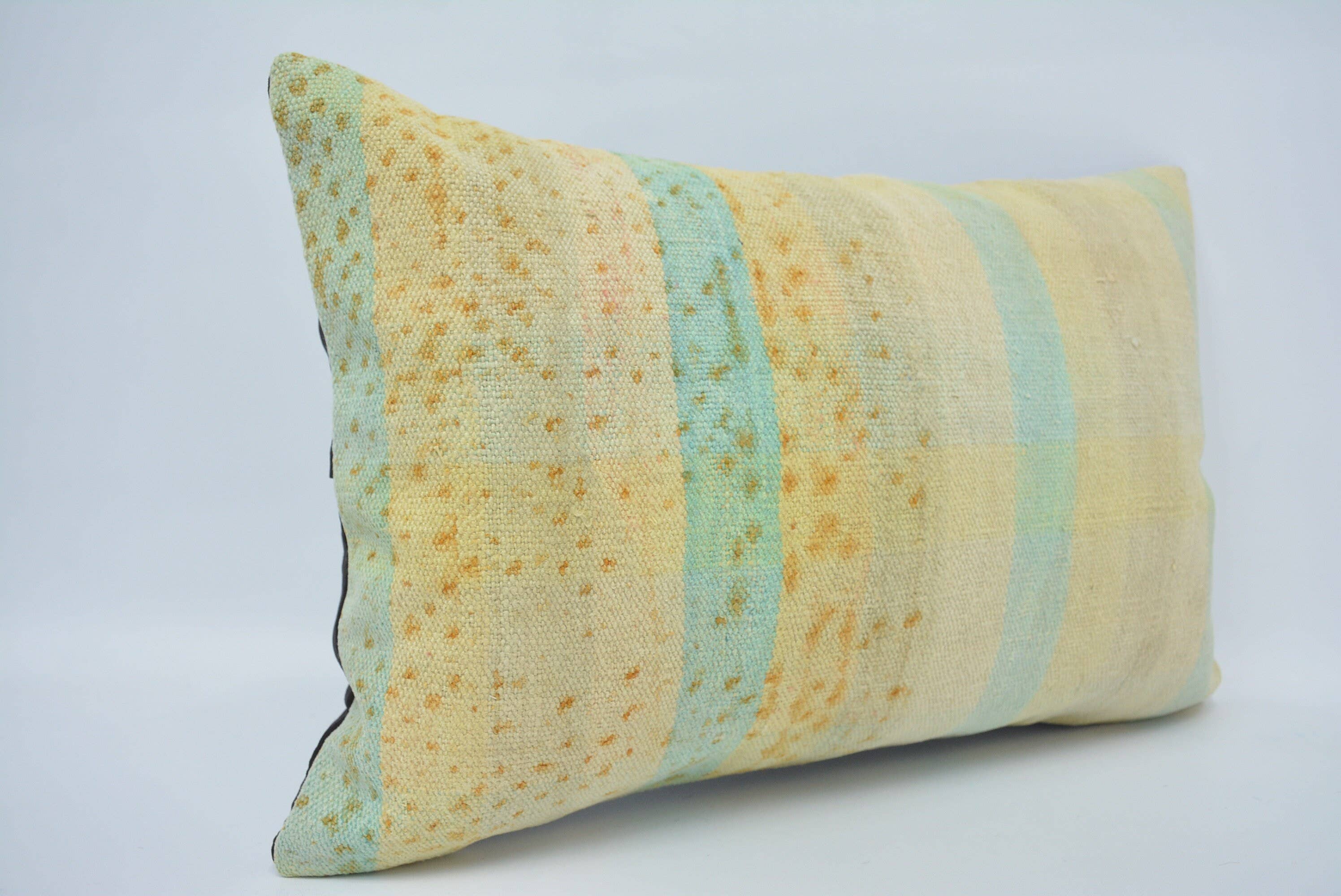 Kilim Antique Striped Yellow Cushion Cases Home Decor