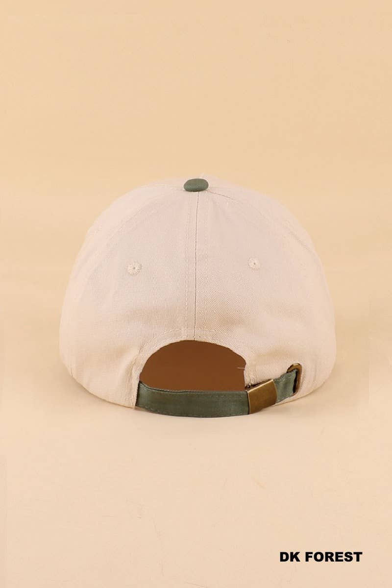 Fxck Off, Respectfully Two Tone Canvas Cotton Cap