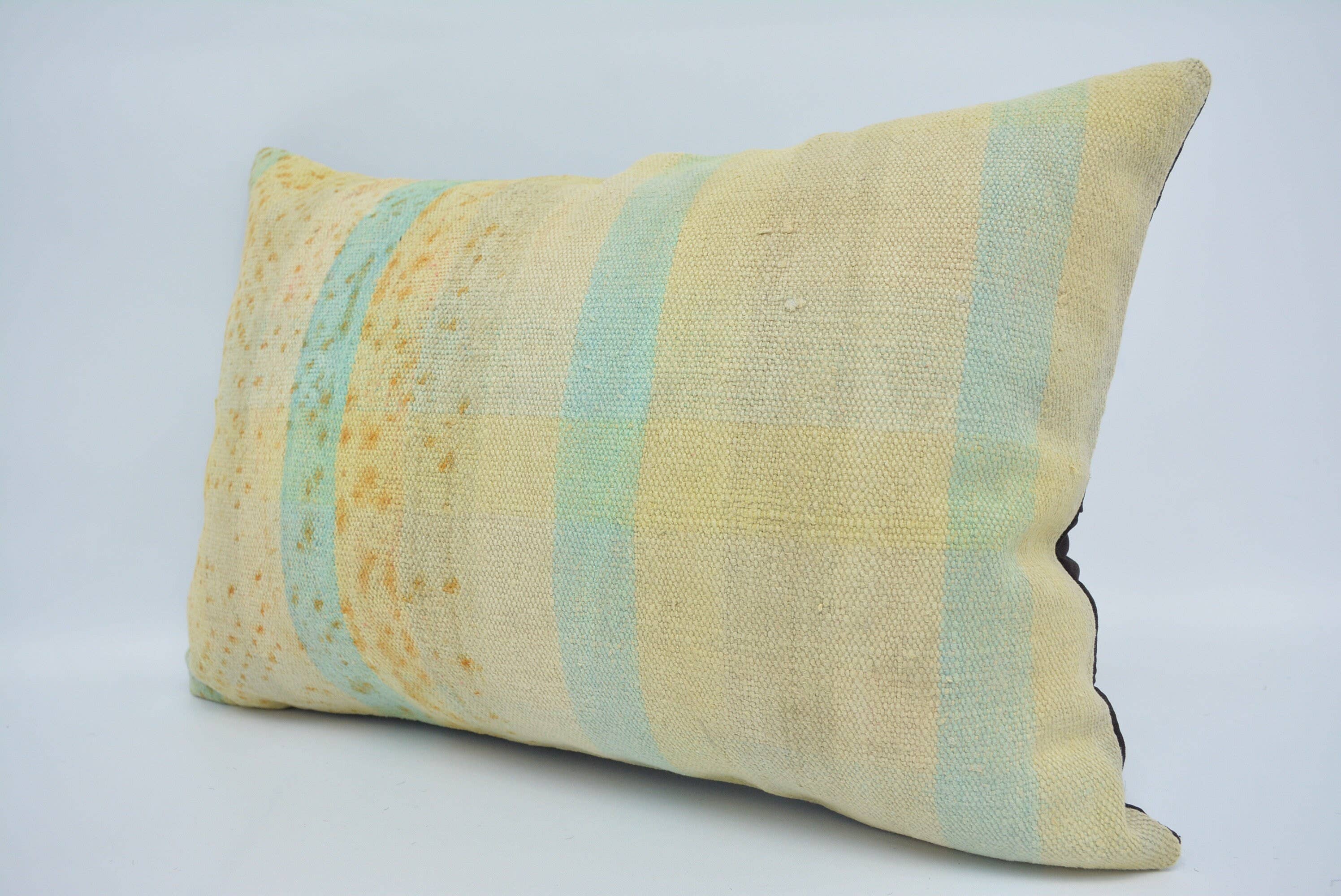 Kilim Antique Striped Yellow Cushion Cases Home Decor