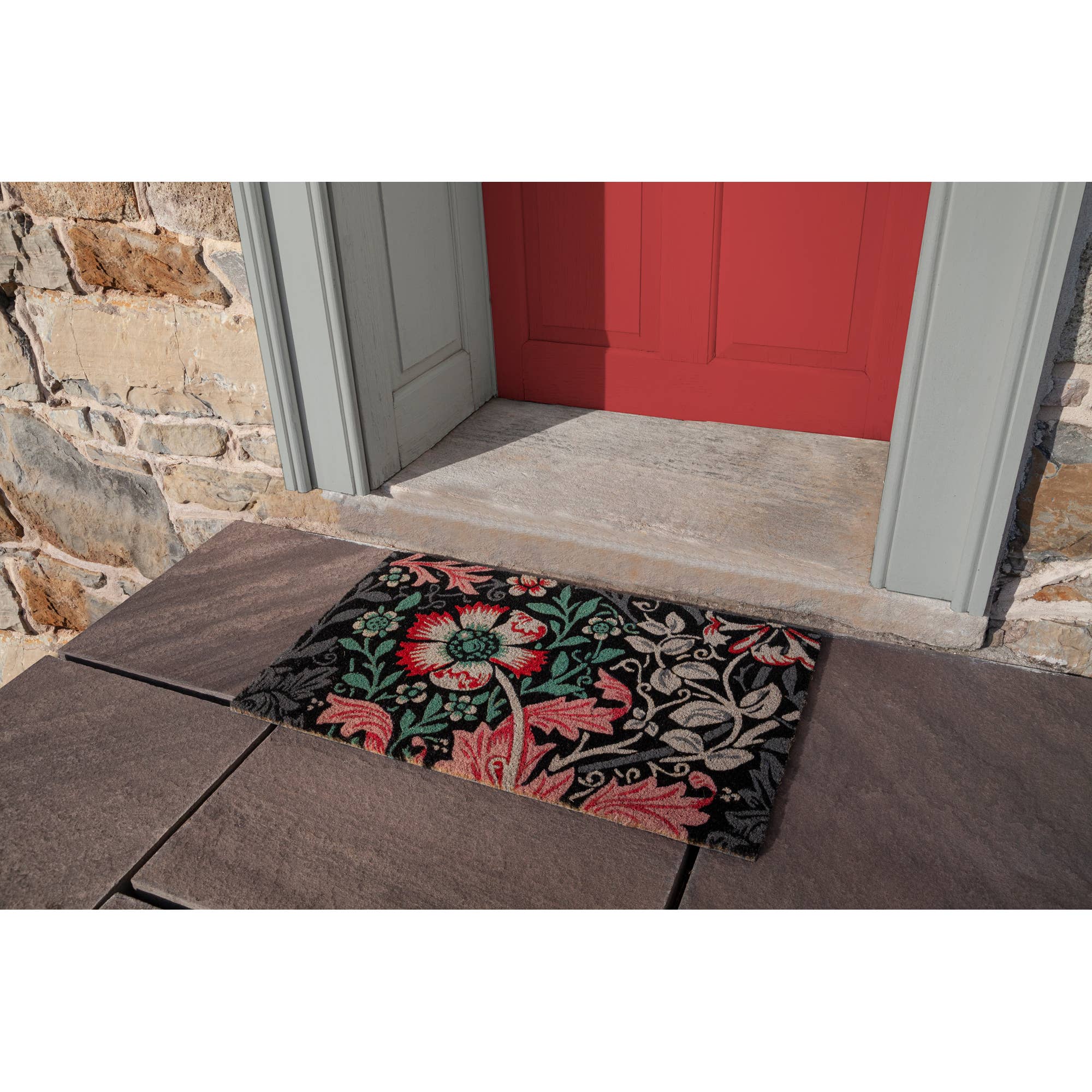 Victoria and Albert Museum Dianthus Coir Doormat