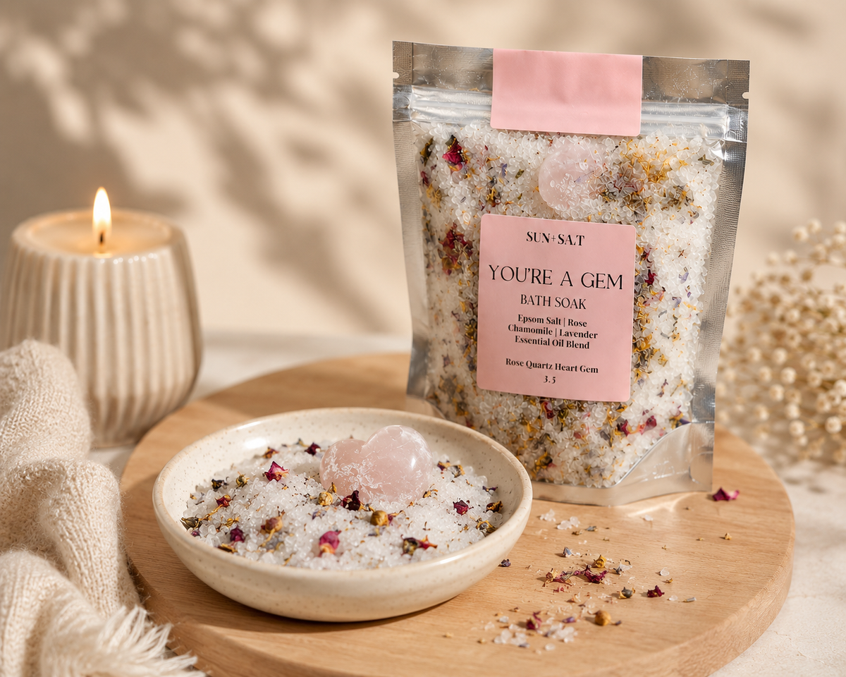 You're a Gem Bath Soak - Fall Gift - Self Care Bath Salt