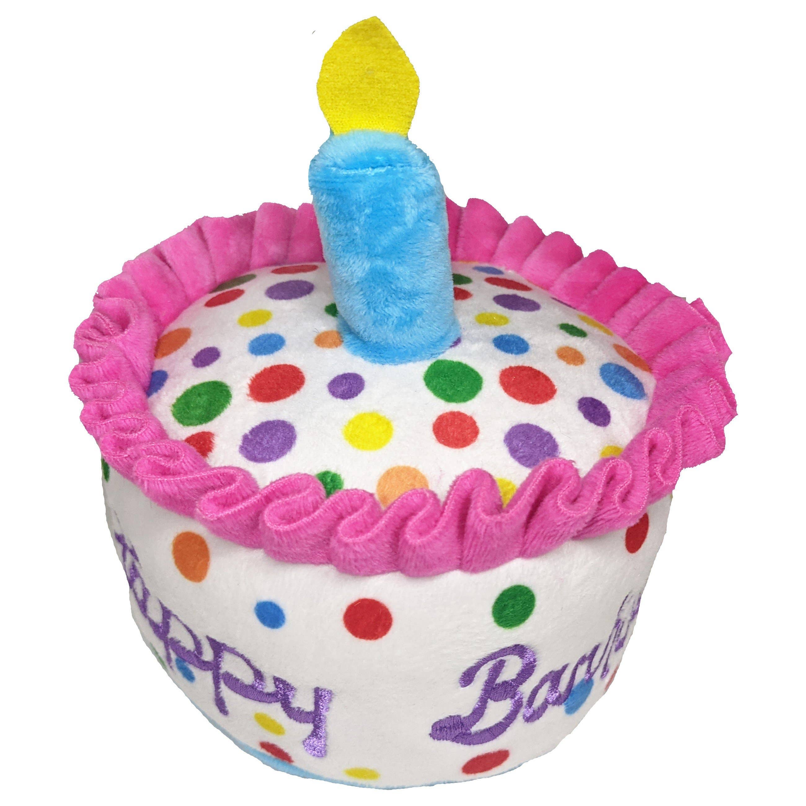 7504. Happy Barkday Cake Dog Toy