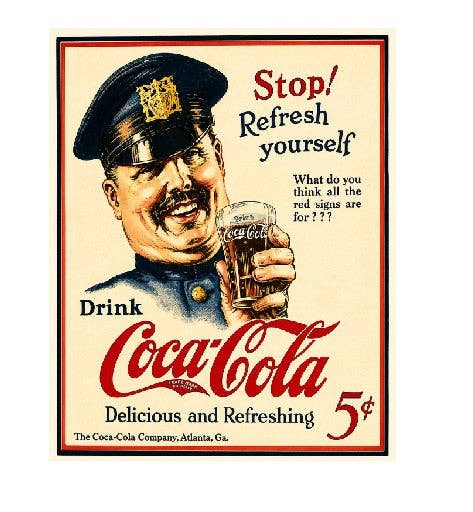 MS247 Vintage Style Metal Sign Soda