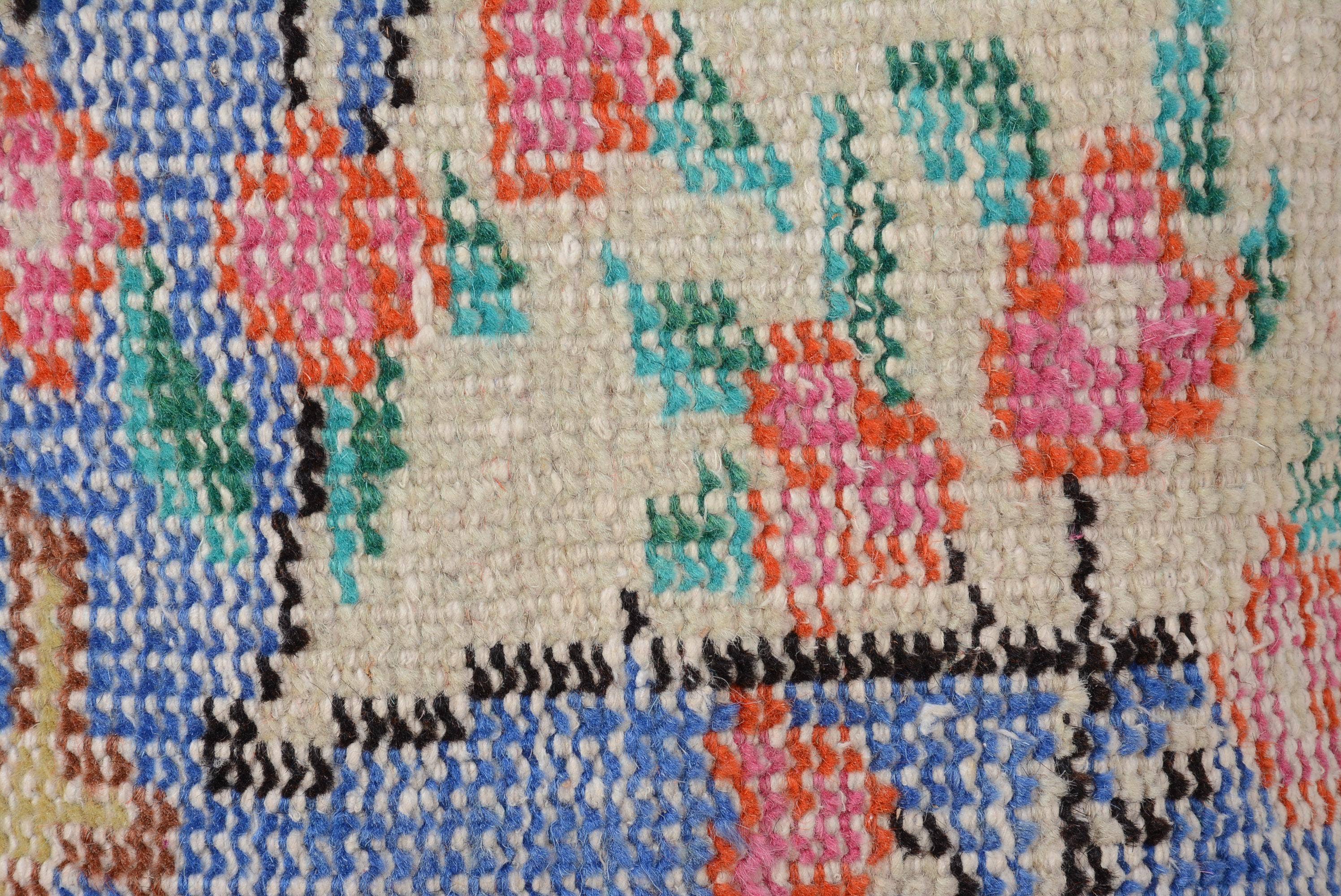 Vintage Boho Kilim Pillow Hand Knotted Cushion Sham