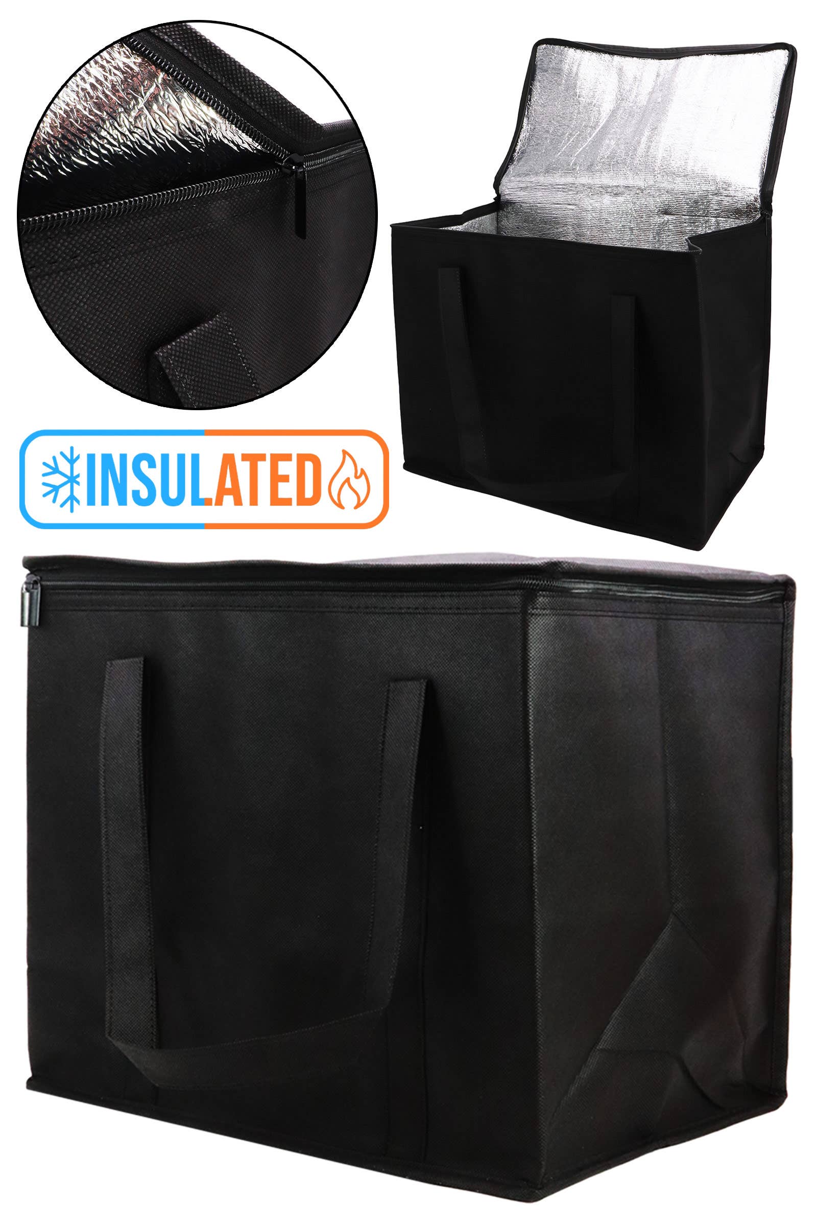 6207. Thermal Insulated Grocery Carrier Bag