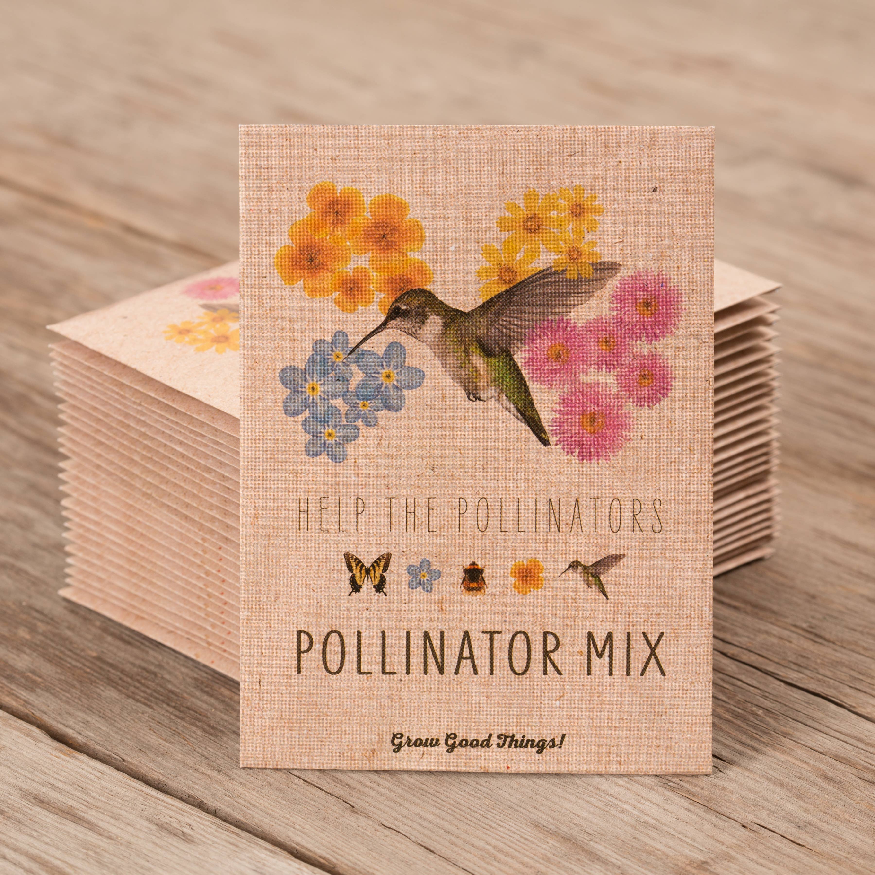 2208. Pollinator Hummingbird - Wildflower Mix Seed Packets