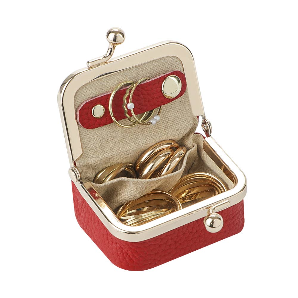 1894 Mini Leather Jewelry Case – Overstock Colors
