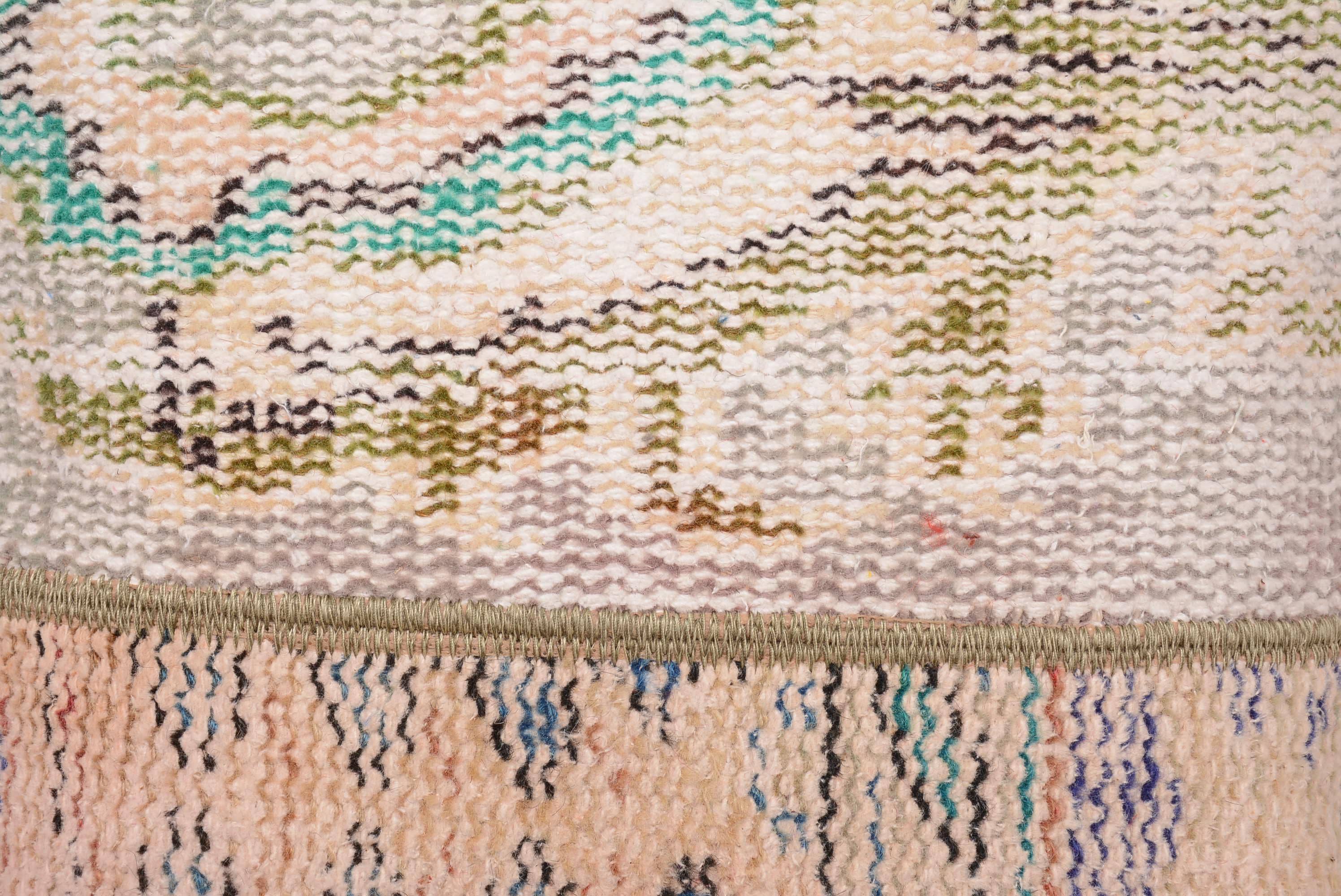 Vintage Kilim Patchwork Hand Knotted Pillow Cover