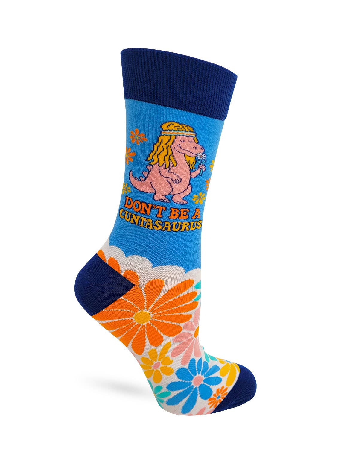 8621. Don't be a Cuntasaurus Women's Crew Socks