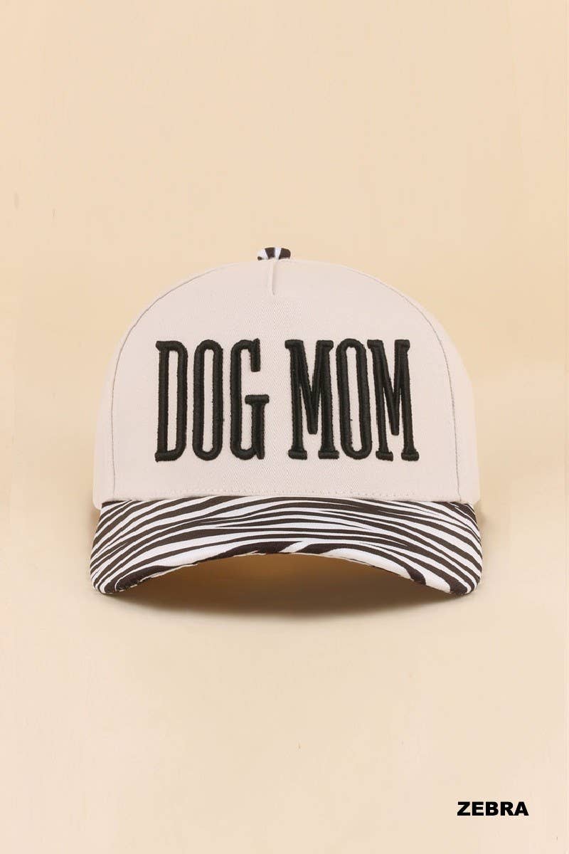 Dog Mom Two Tone Snapback Hat