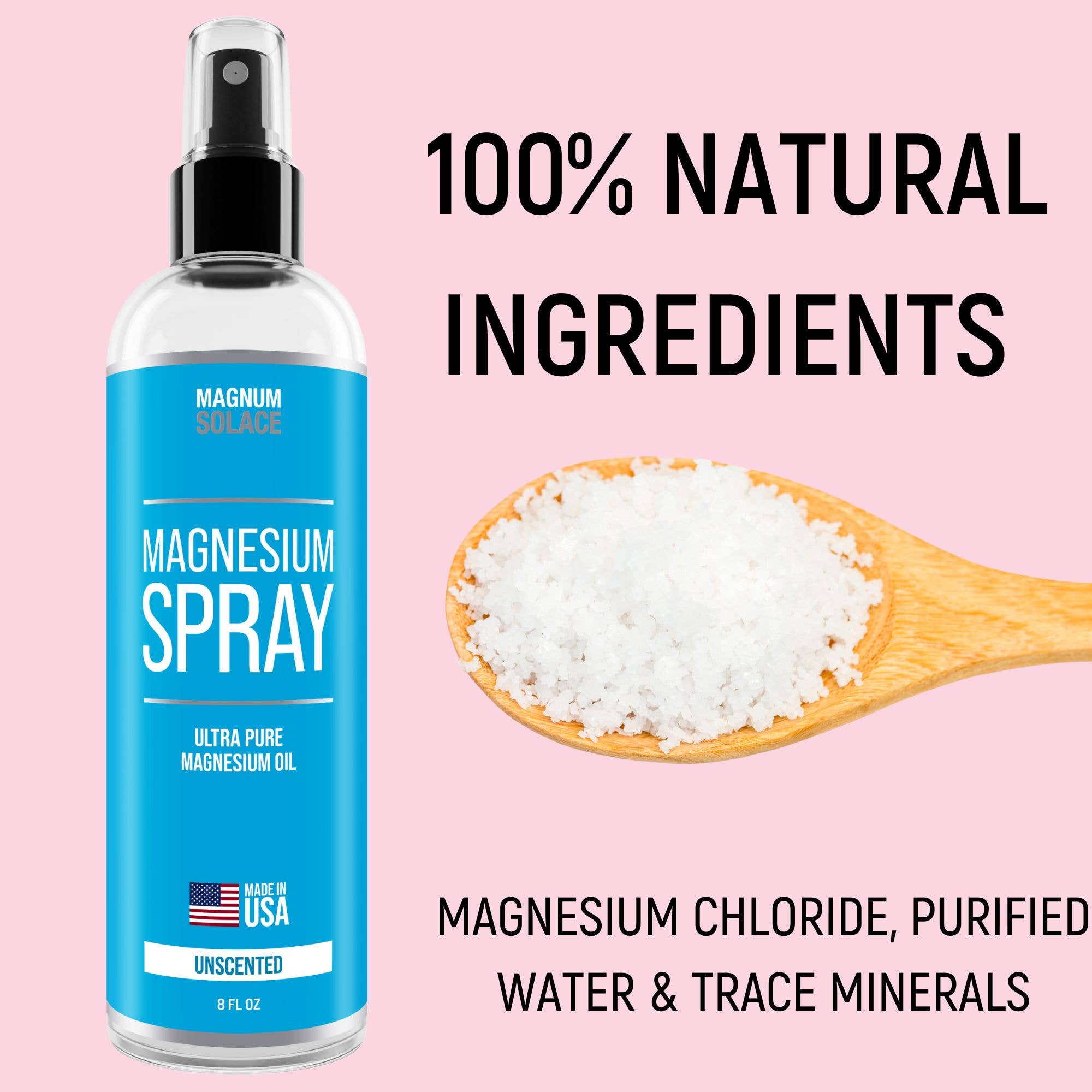 7420. Magnesium Oil Spray for Restless Legs, Sleep, Muscle Relief