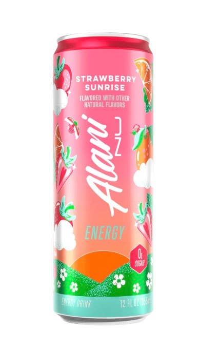 8506. Alani Nu Strawberry Sunrise Energy Drink 12 OZ - 12PK