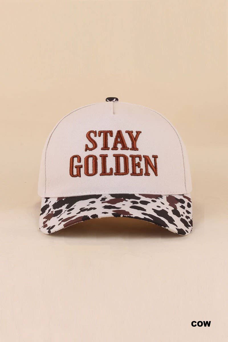 Stay Golden Two Tone Snapback Hat