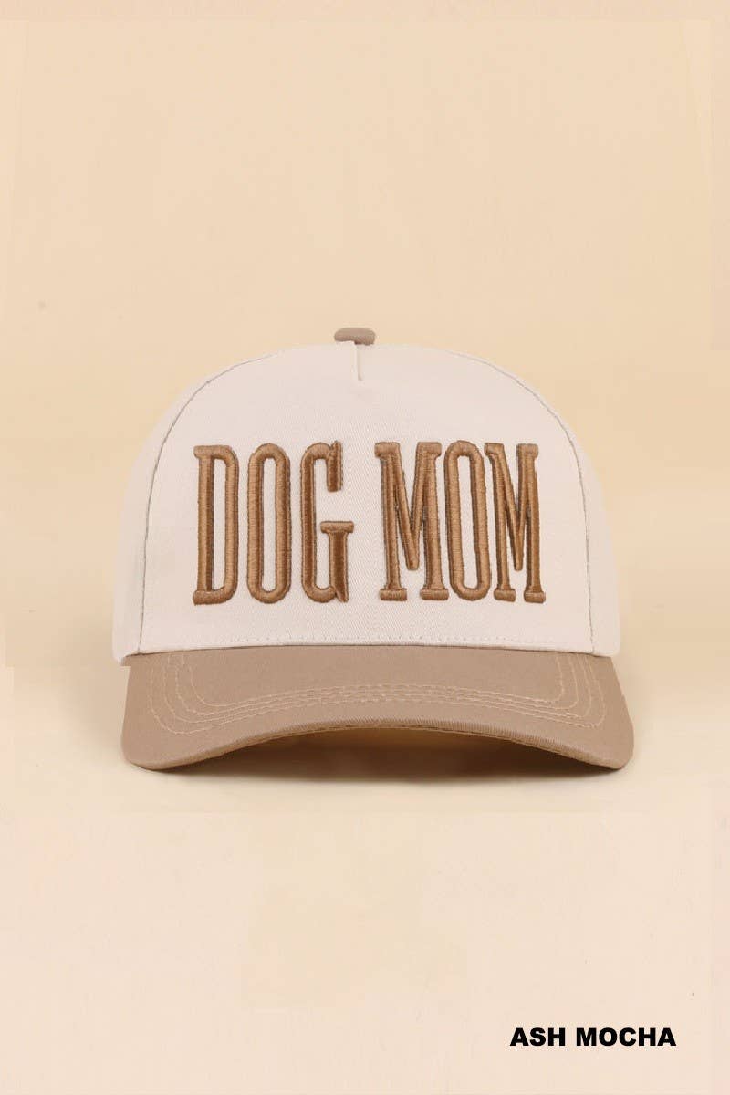 Dog Mom Two Tone Snapback Hat