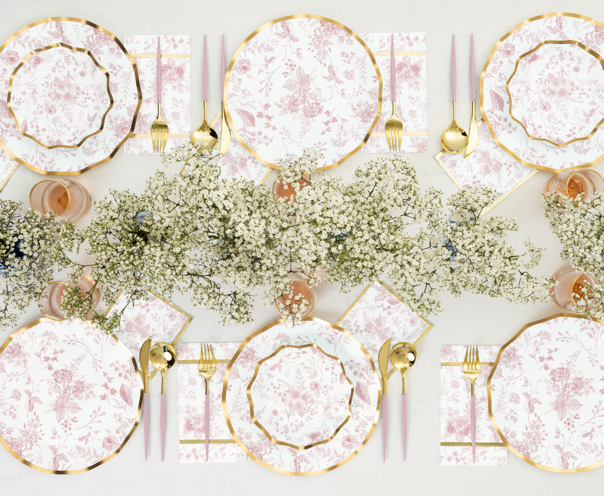 4300. Timeless Blush Salad Plates/8pk