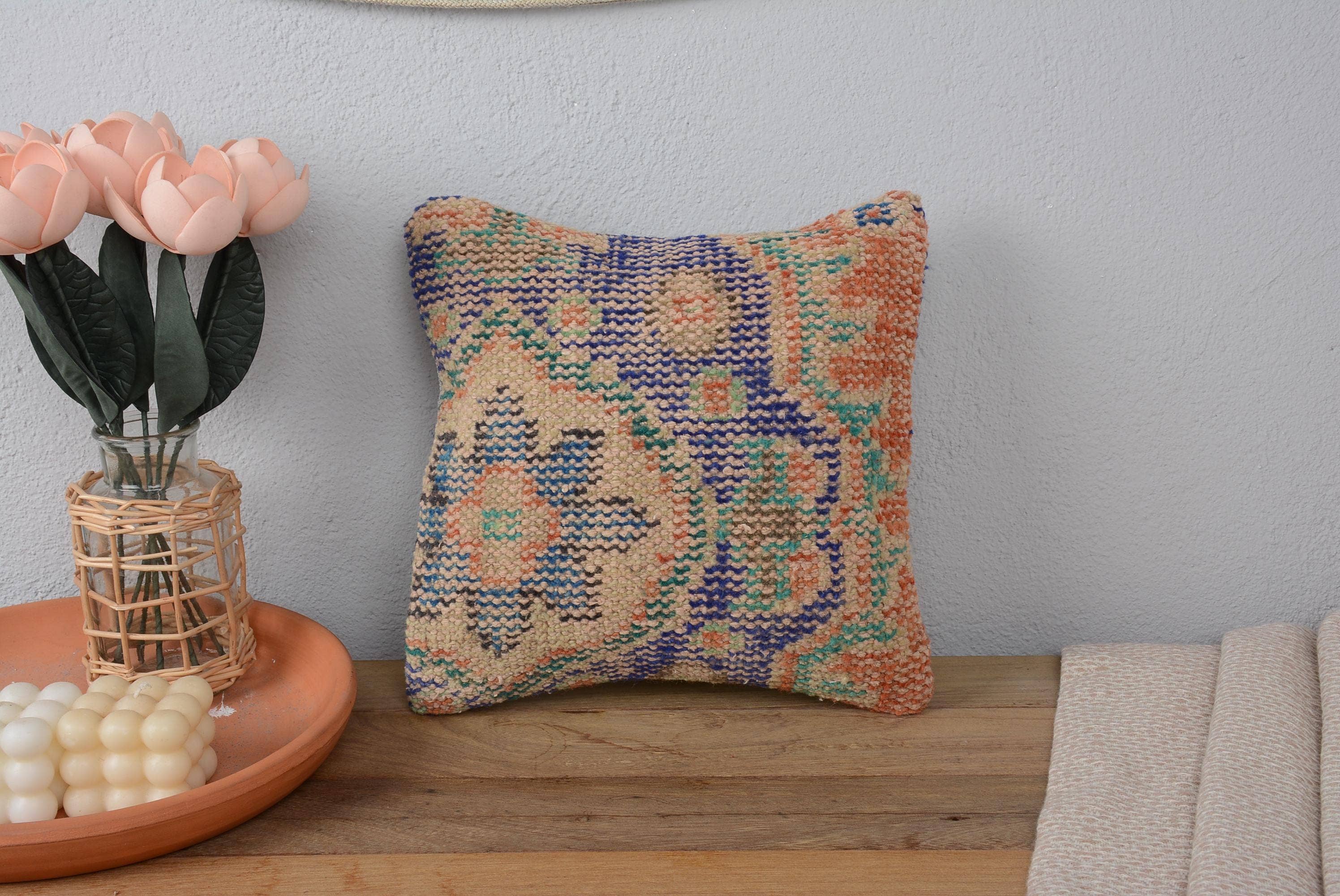 Boho Vintage Textured Sofa Pillow Sham Cover