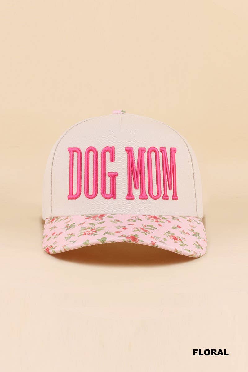 Dog Mom Two Tone Snapback Hat