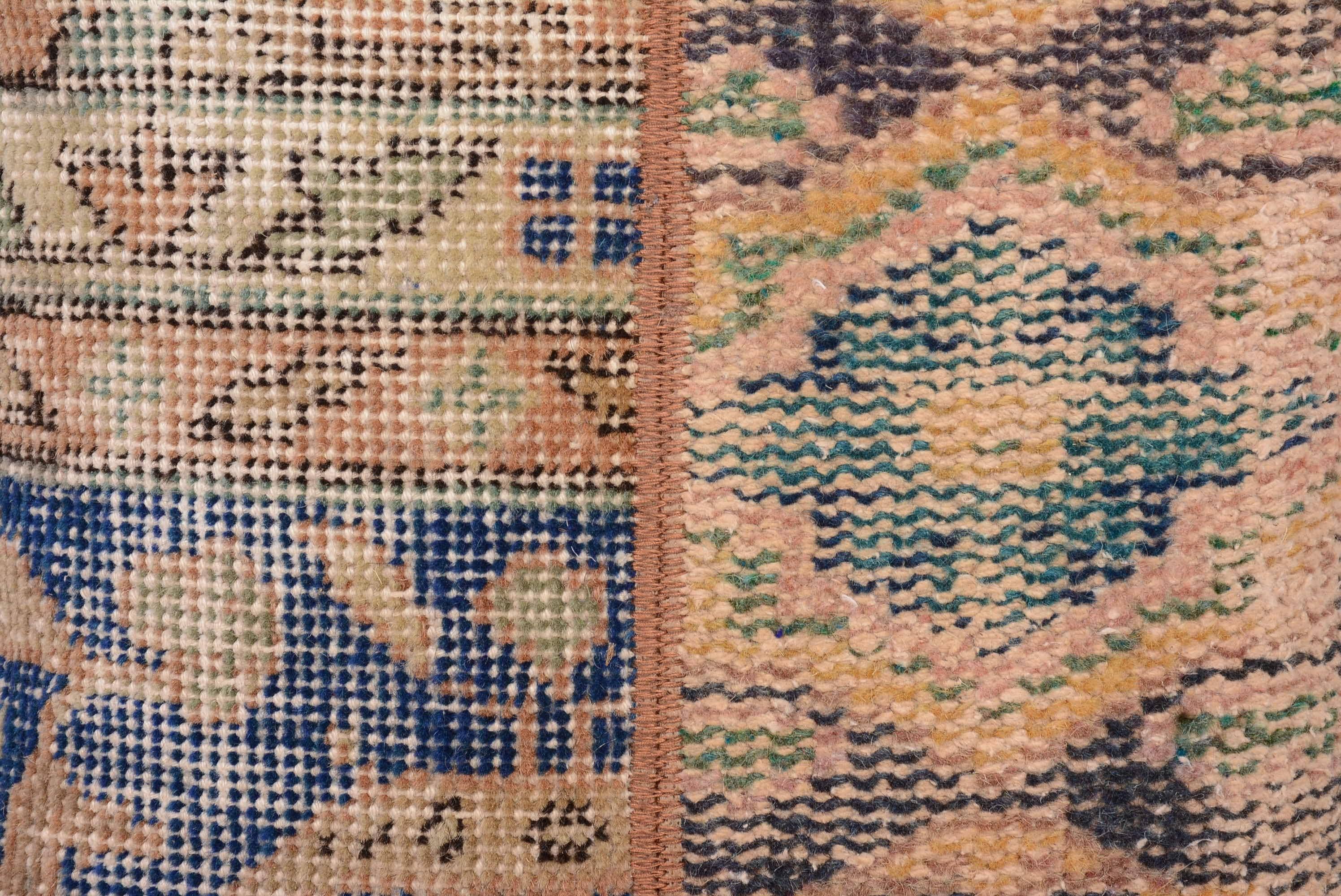 Sofa Kilim Cushion Sham 14x14 Vintage Patchwork Textured