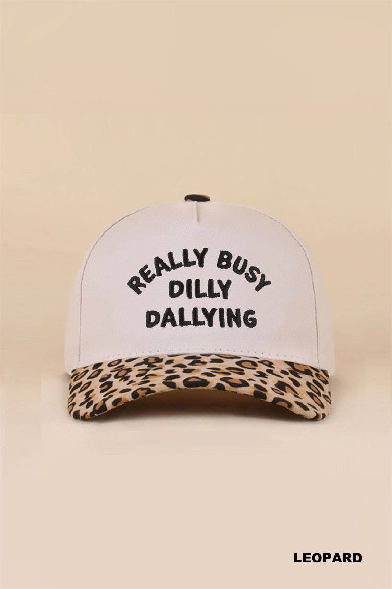 Really Busy Dilly Dallying Two Tone Snapback Hat