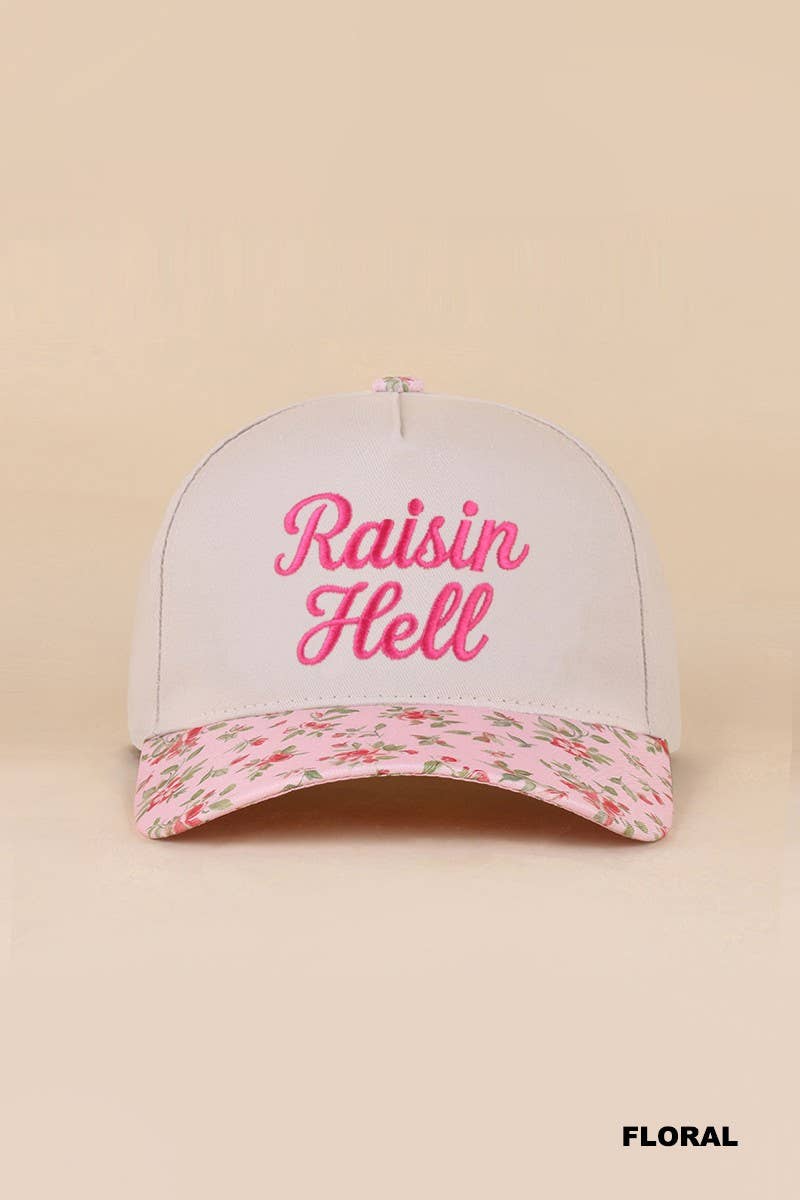 Raisin Hell Two Tone Snapback Hat