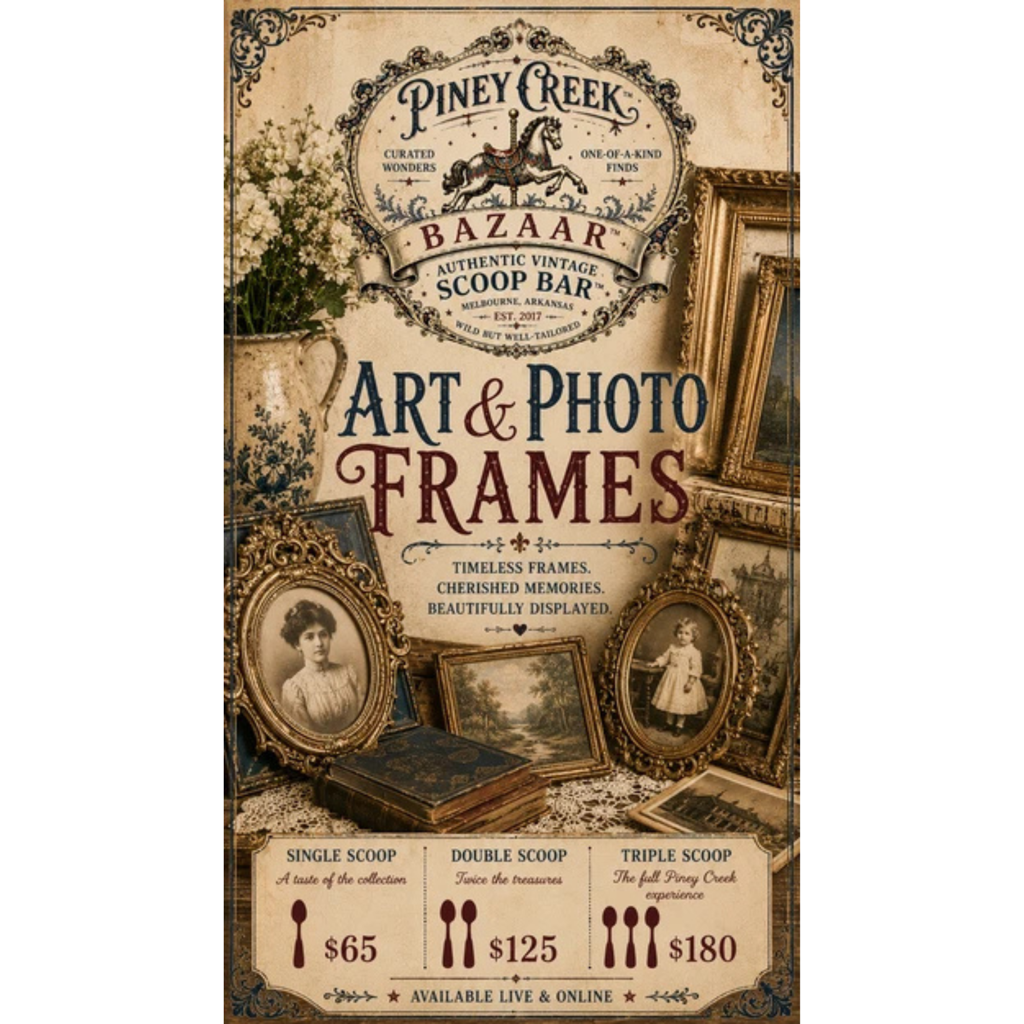 2314. $65 Single Scoop - Art & Photo Frames