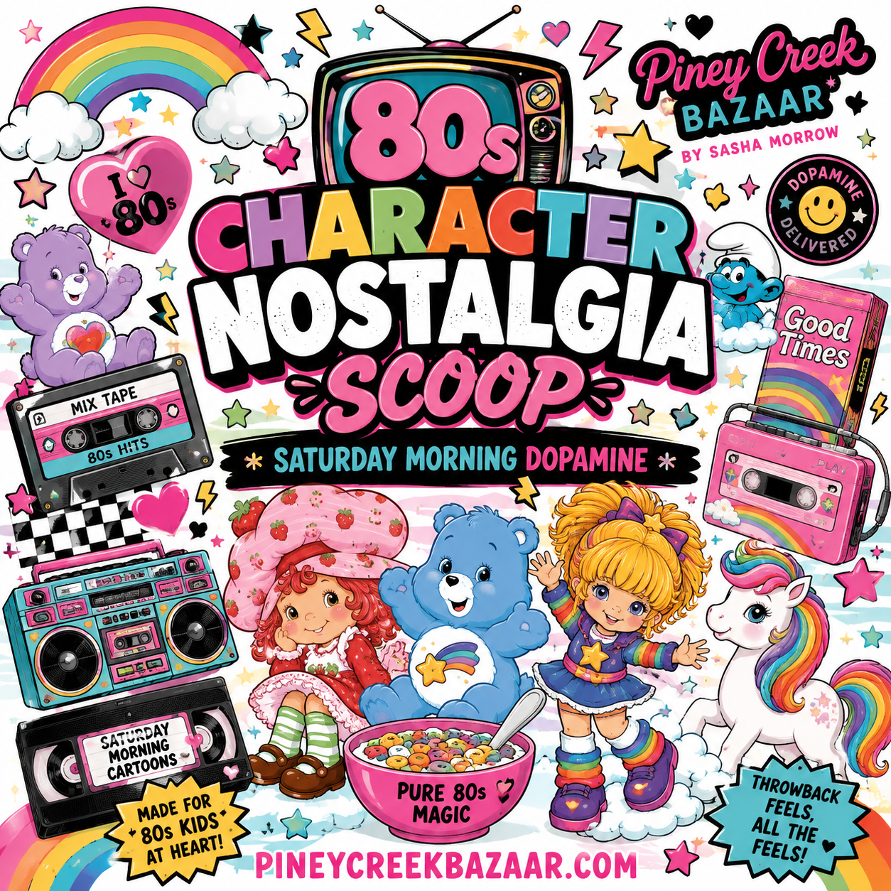 📺 80s Character Nostalgia DOUBLE SCOOP - Saturday Morning DOPAMINE