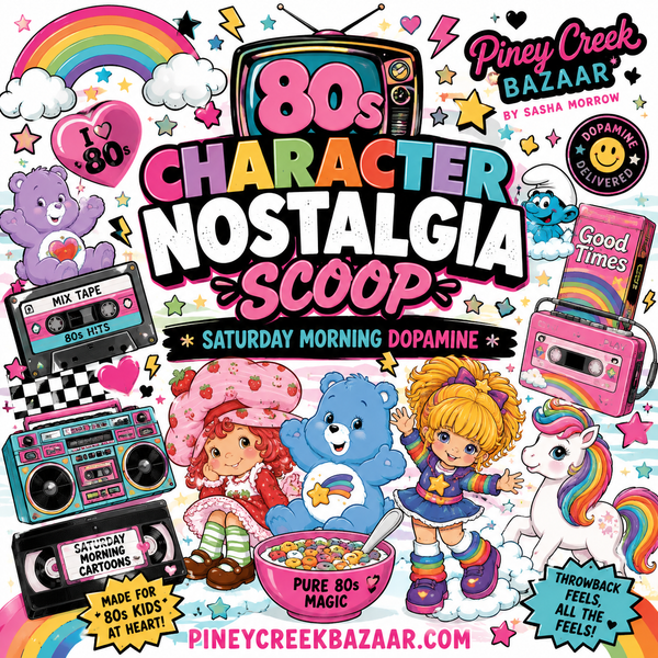 📺 80s Character Nostalgia SINGLE SCOOP - Saturday Morning DOPAMINE