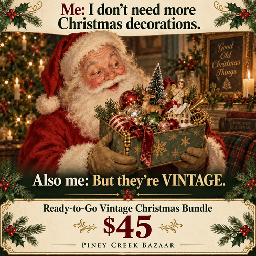 $45 Vintage Christmas Ready to Go Bundle