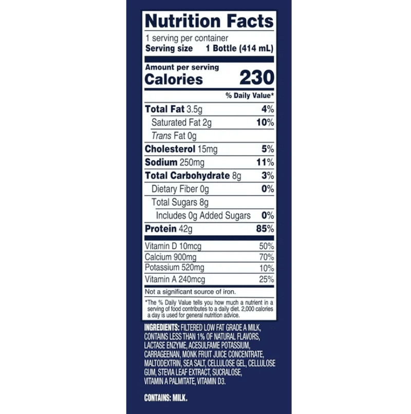 8502. Fairlife Core Power Elite Protein Chocolate 42g - 14oz