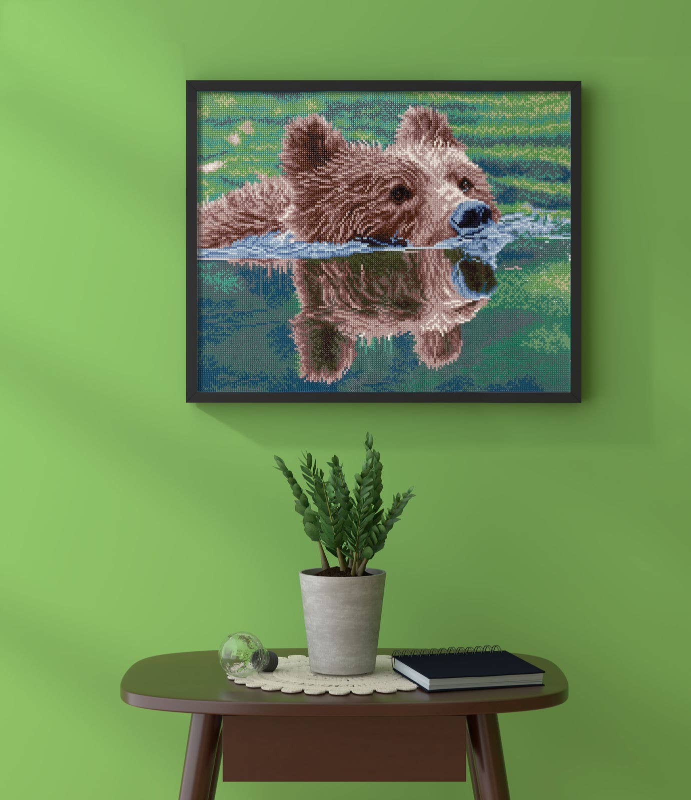 Grizzly Swim (Square)