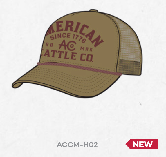 American Cattle Co - ACC Mark Hat: Black