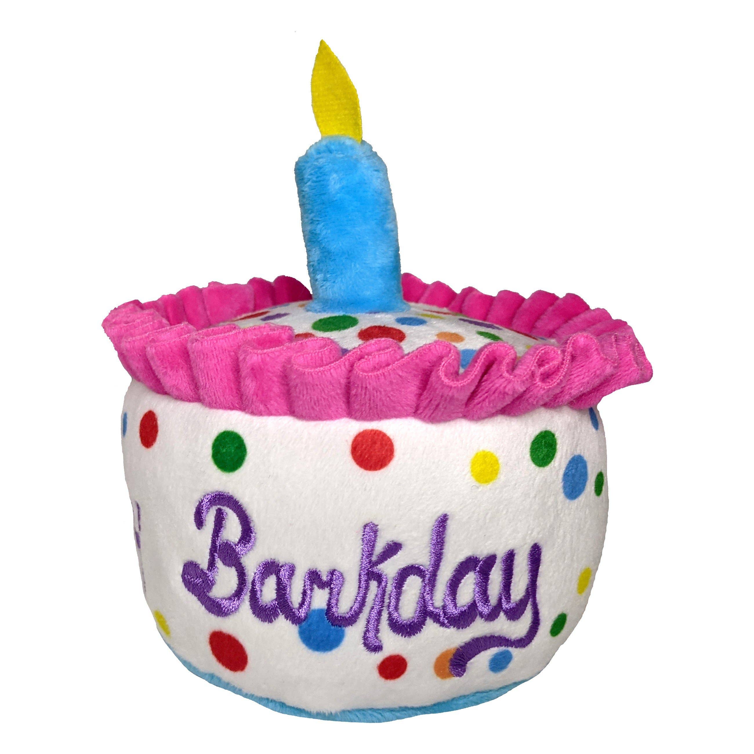 7504. Happy Barkday Cake Dog Toy