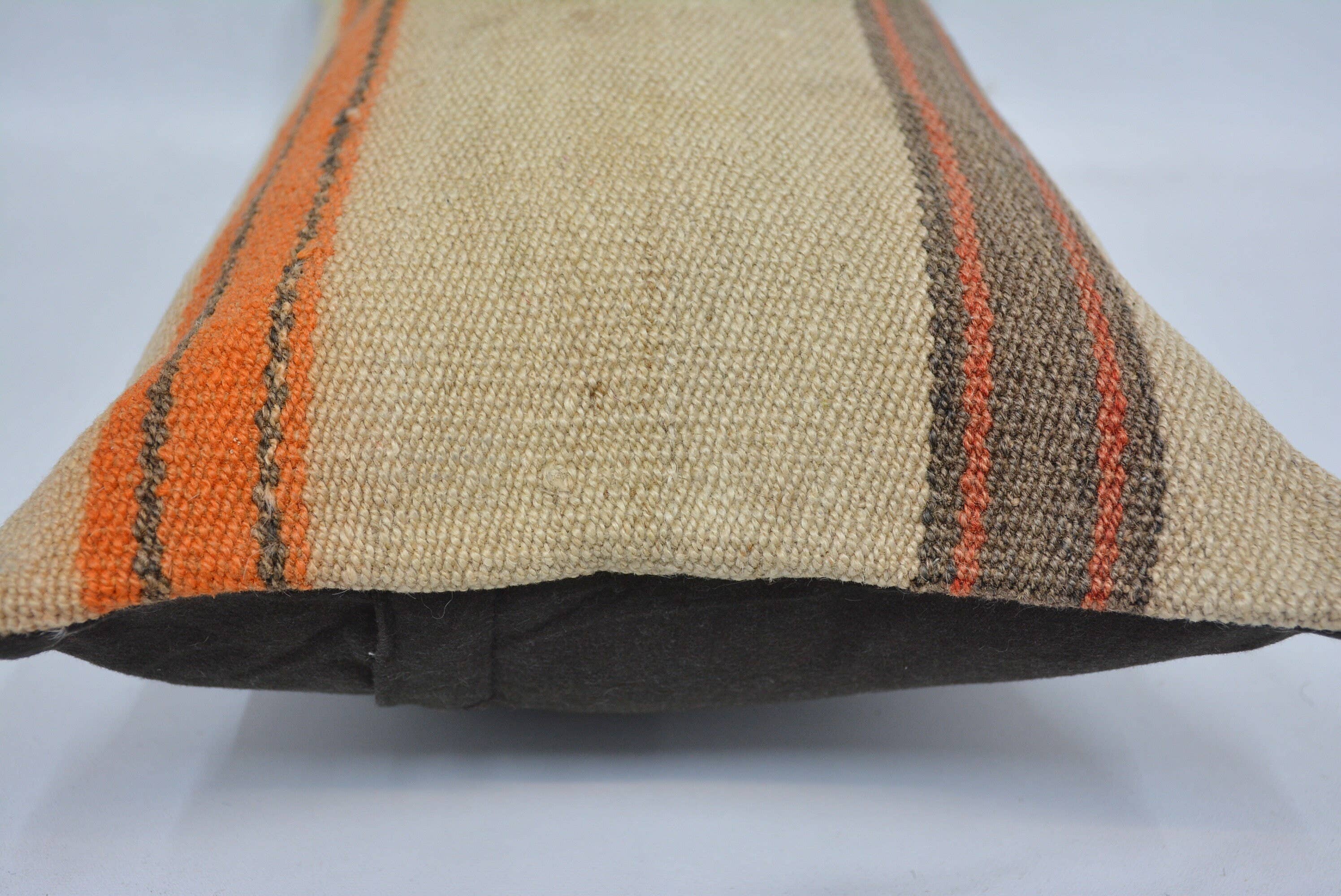 Designer Striped Cotton Throw Pillow Covers 12x24