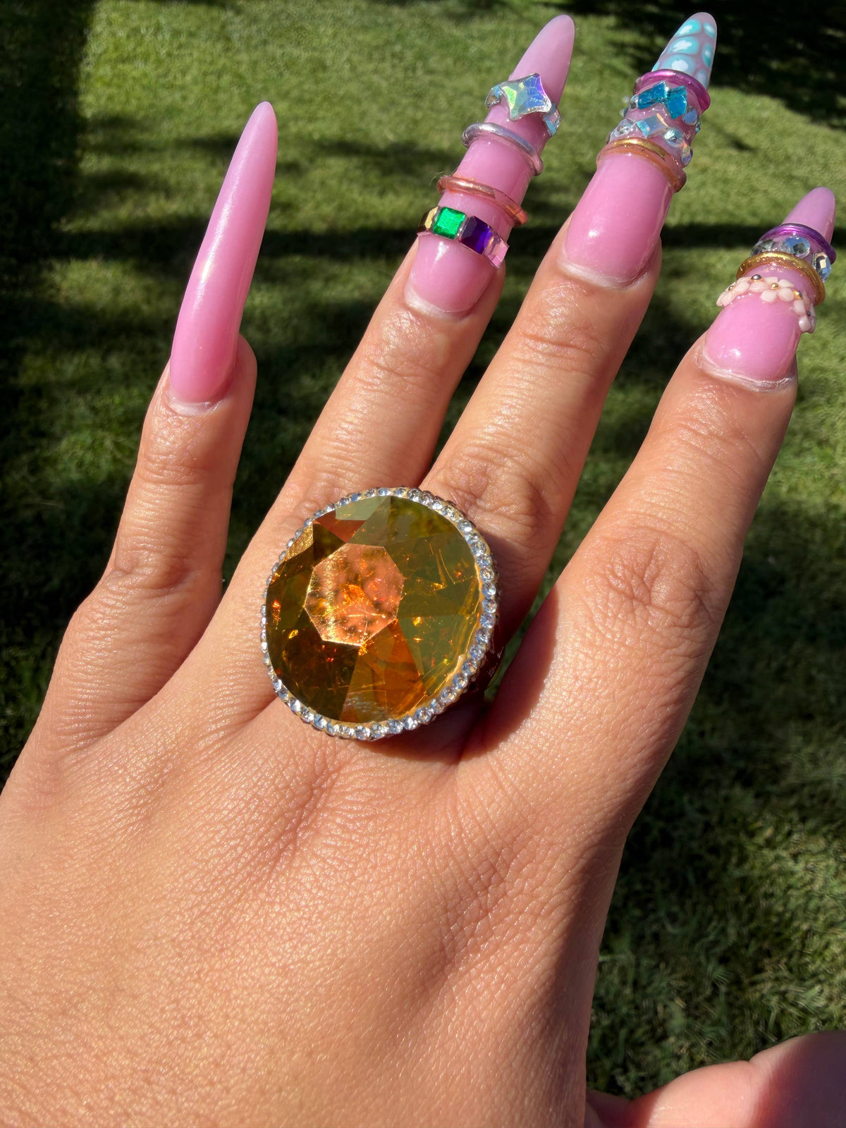 The Fall Crystal Pavé Ring