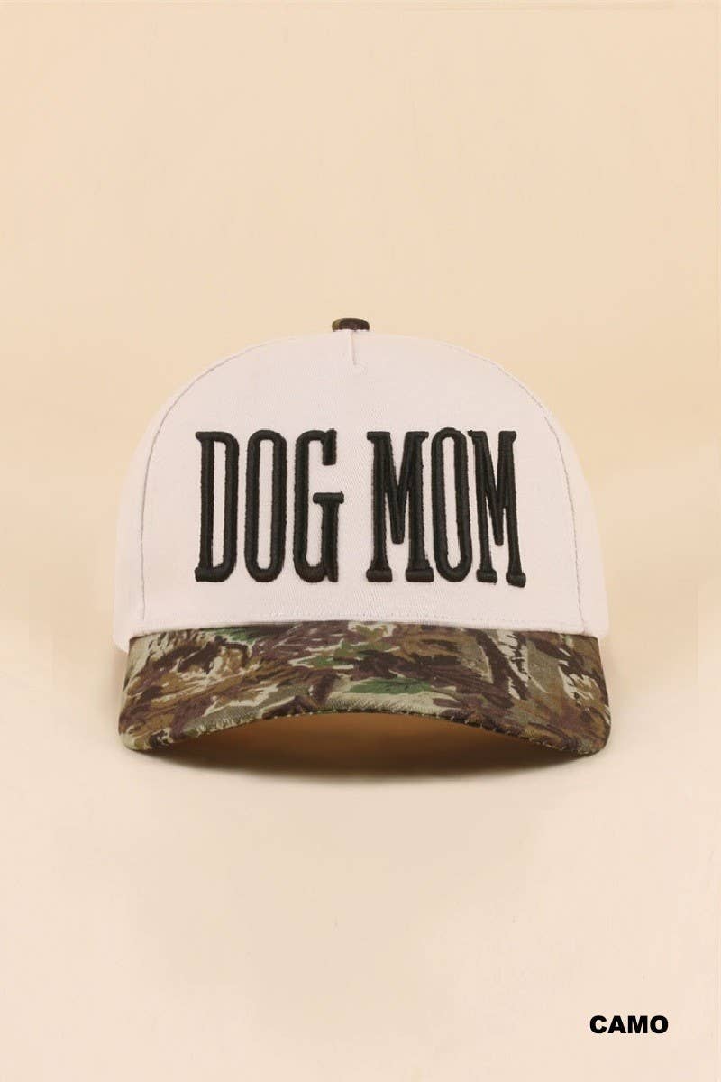 Dog Mom Two Tone Snapback Hat