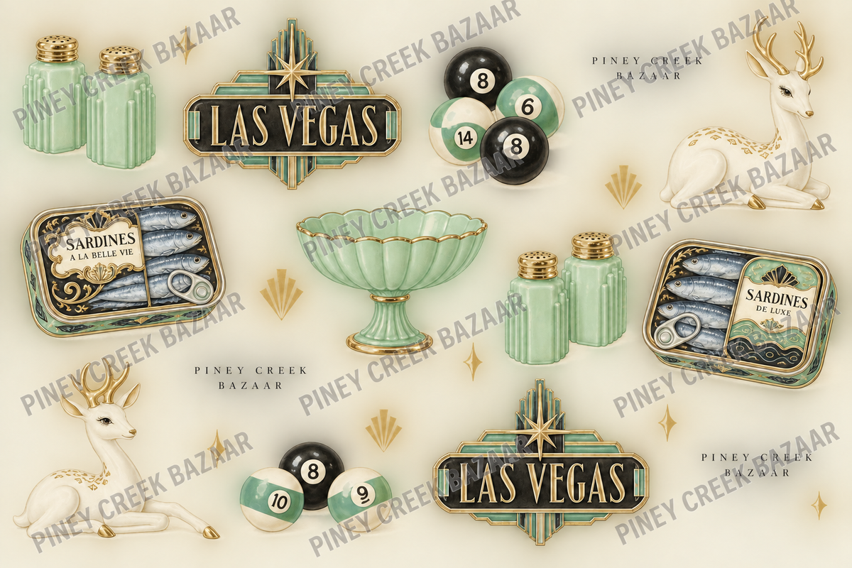 Vegas Theme Tissue Paper - Digital Download