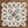 7814. Annie’s Treasures Doilies Edwardian Square Shape