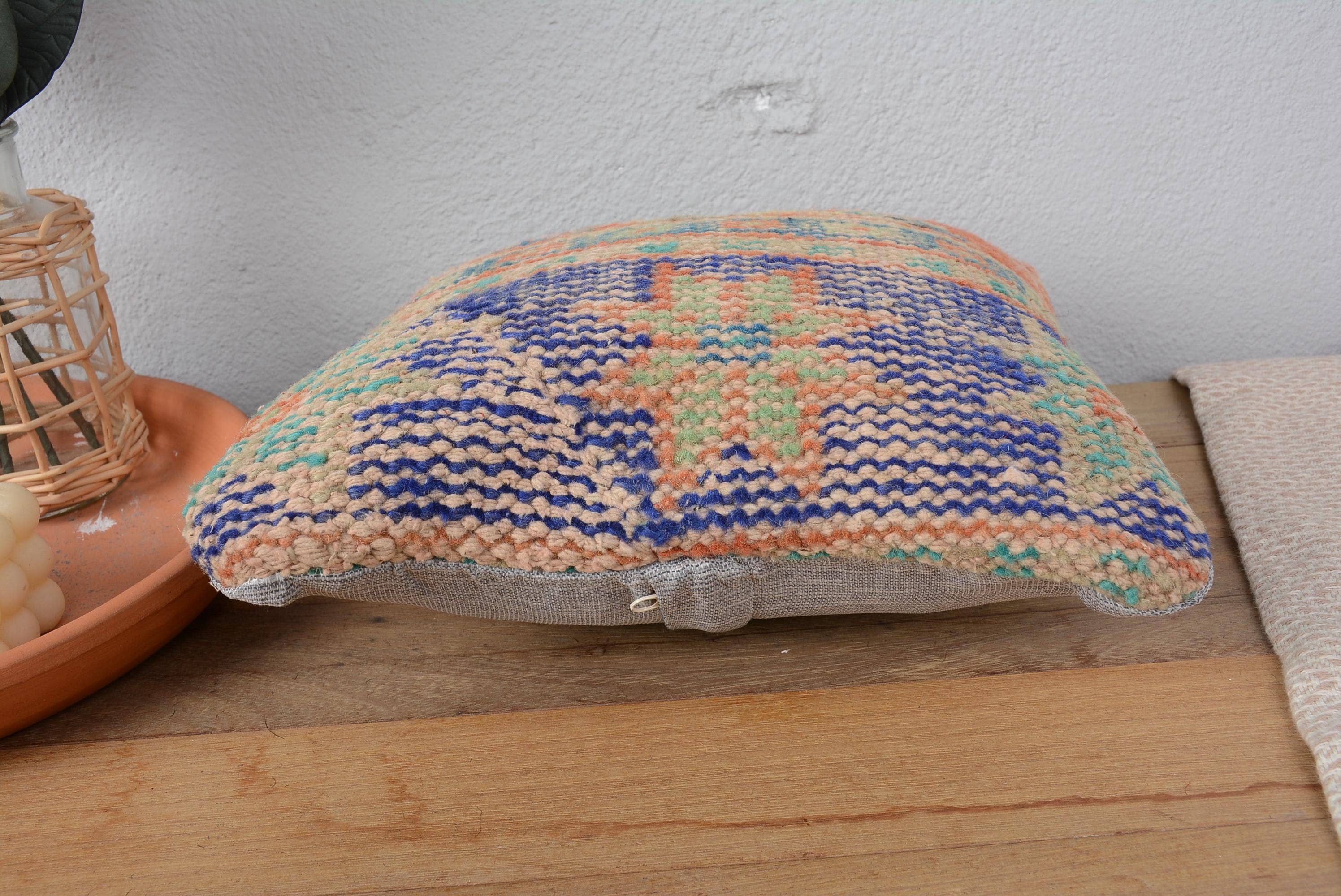 7151.  Boho Vintage Kilim Pillow Sham Cover Handmade Case