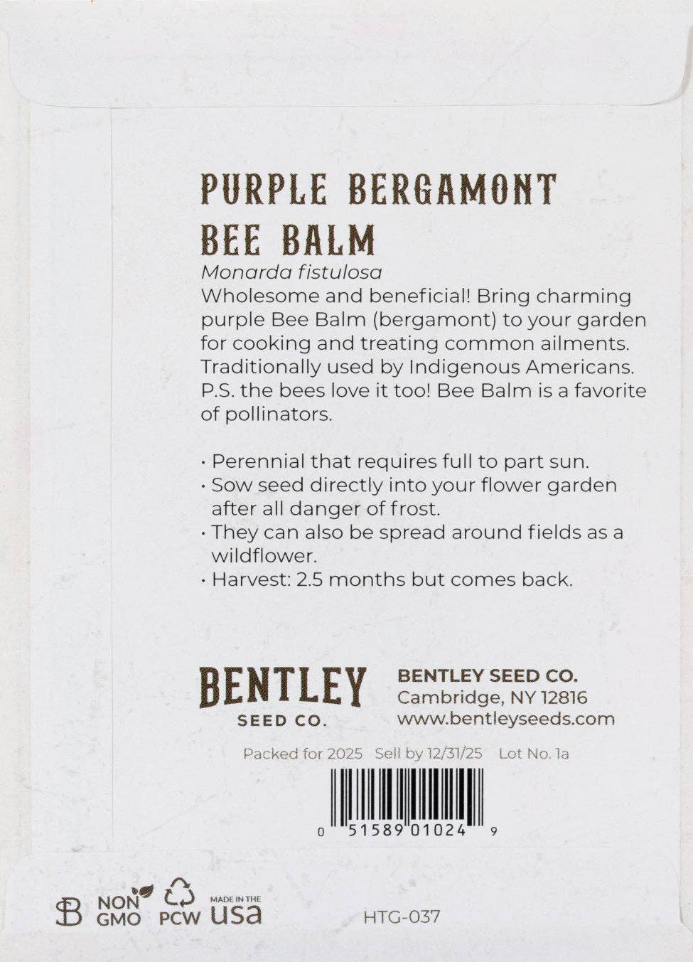 2207. Bee Balm-Purple Bergamont 1493